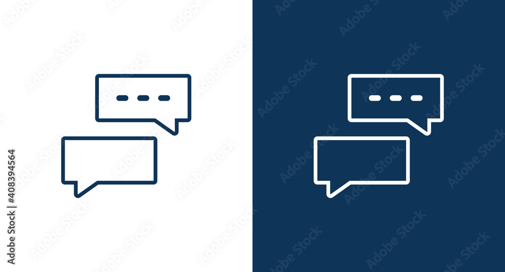 Speech bubble icon illustration isolated vector sign symbol Speech bubble icon illustration isolated vector sign symbol