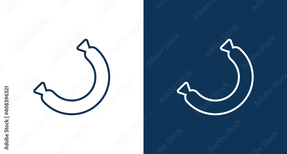 Obraz premium Sausage icon for web and mobile