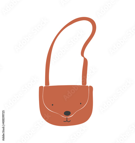 Baby boho clothes, abstract boho bag, cute minimal bag for children, vector baby bag, abstract element for kids