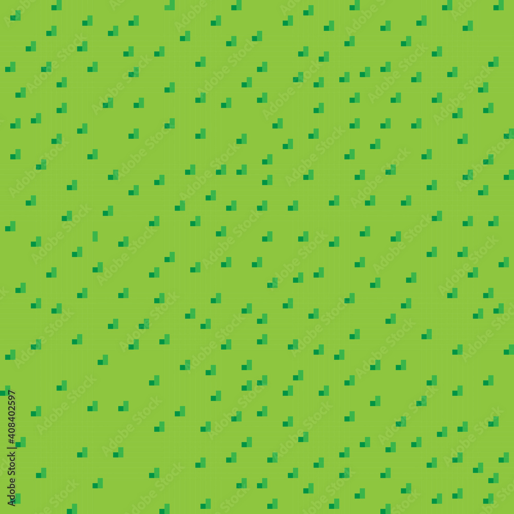 Grass pixel art background. Grass texture. Pixel art vector.