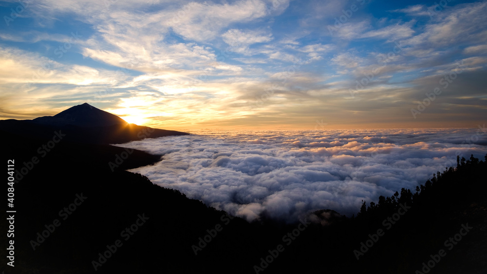 Sunset over Pico de Teide, Tenerife