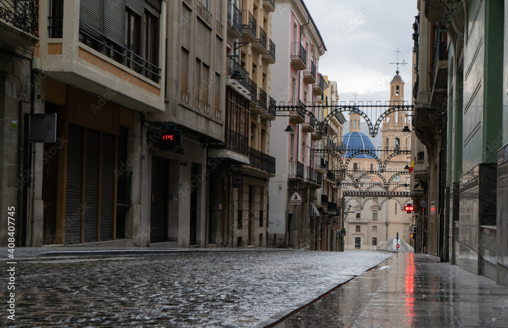 Fototapeta premium Toque de queda