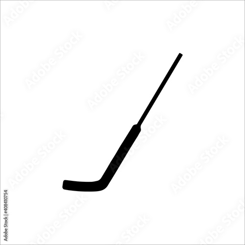 hockey goalie stick icon. bitmap illustration
