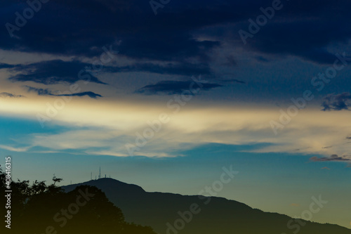 summer landscape sunset natural vacation