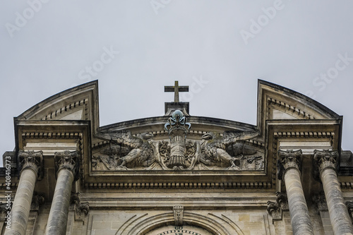 Nancy Cathedral (Cathedral of Our Lady of the Annunciation and St. Sigisbert) - Roman Catholic Church located in town of Nancy, Lorraine, France. Nancy Cathedral erected in the XVIII century. © dbrnjhrj