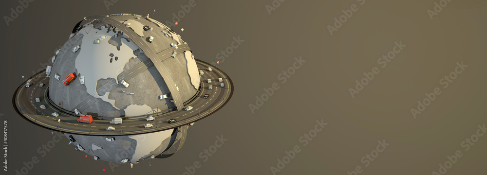 world and transportation concept world and transportation concept