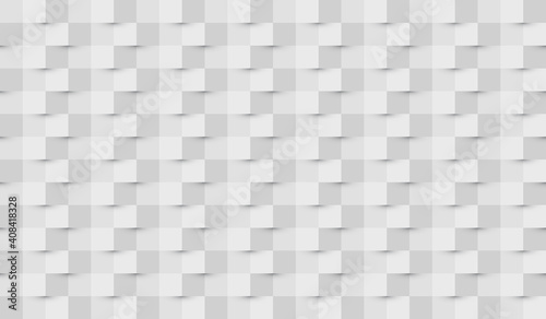 Abstract paper background with and shadows in white and gray colors