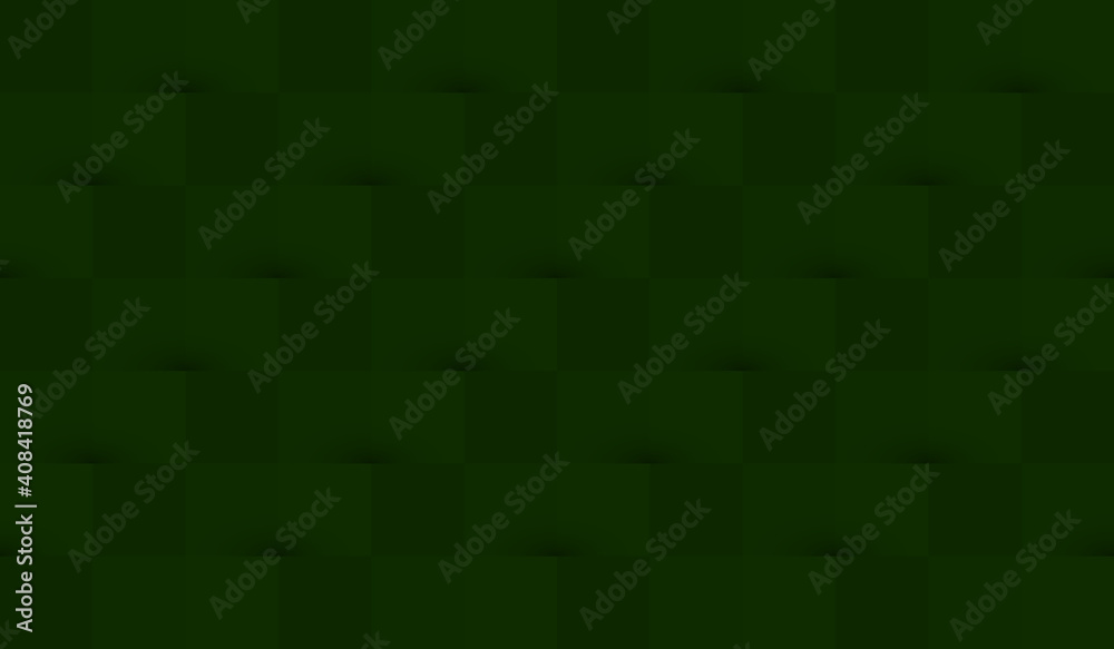 Abstract paper background with and shadows in green colors