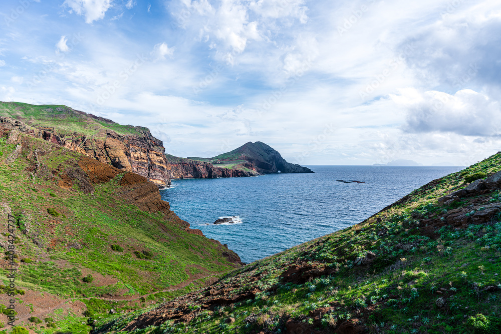 A view of Ponta de Sao Lourenco on the island of Madeira