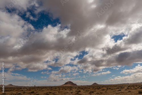 clouds over the mountains