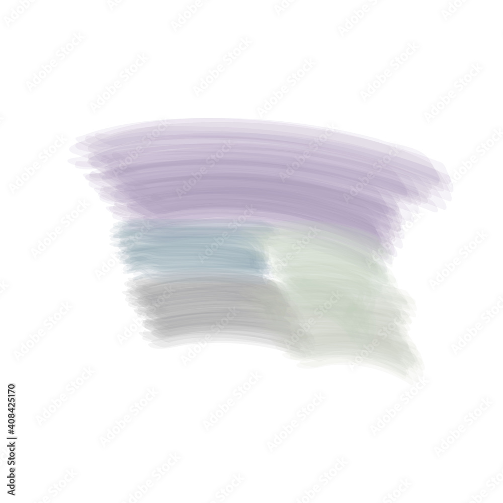 Watercolor paint in blue, purple and gray, hand drawn doodle card, vector Watercolor paint in blue, purple and gray, hand drawn doodle card, vector