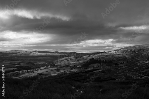 Campsie Glen in Winter, Scotland photo