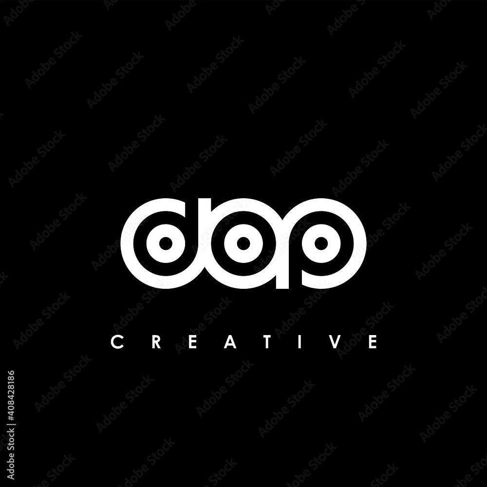 DOP Letter Initial Logo Design Template Vector Illustration DOP Letter Initial Logo Design Template Vector Illustration