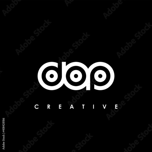 DOP Letter Initial Logo Design Template Vector Illustration
