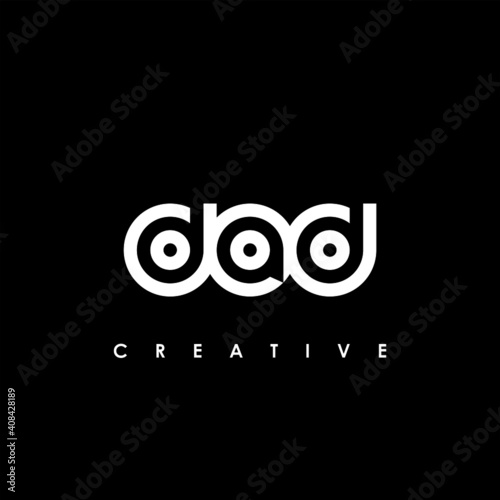 DAD Letter Initial Logo Design Template Vector Illustration