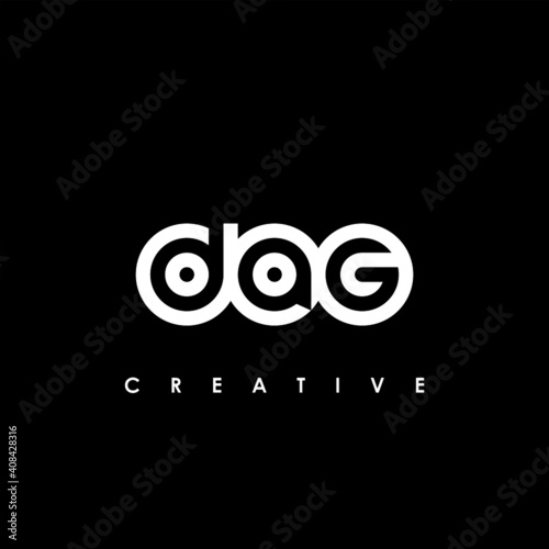 DAG Letter Initial Logo Design Template Vector Illustration