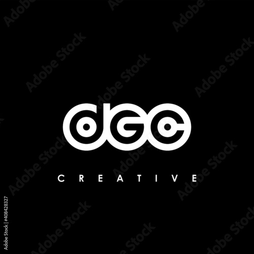 DGC Letter Initial Logo Design Template Vector Illustration