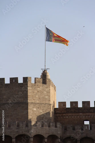 Bandera Castillo en Valencia.