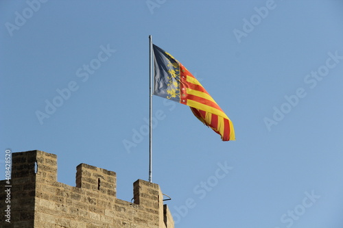 Bandera Castillo en Valencia.