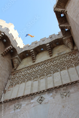 Castillo Fallas en Valencia
