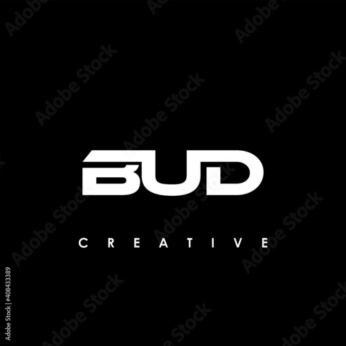 BUD Letter Initial Logo Design Template Vector Illustration