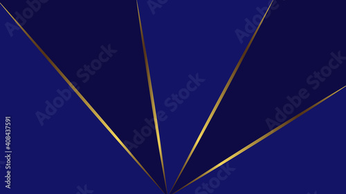 Luxury Blue Paper Cut Background for Poster, Flyer, Vector, Cover Design, Book, CD, Banner and Website Advertising