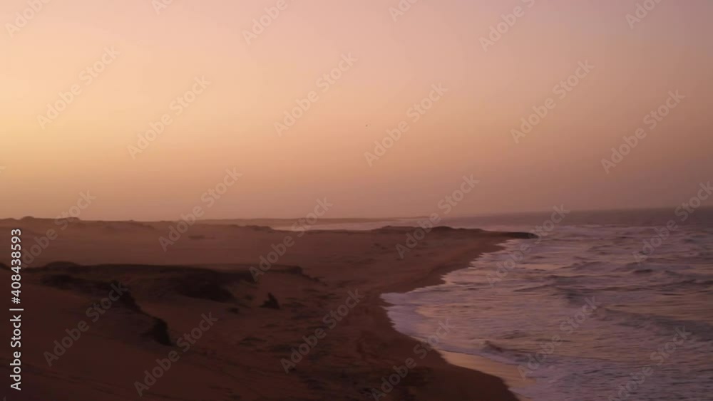Dessert and sea at La Guajira, Colombia Dessert and sea at La Guajira, Colombia