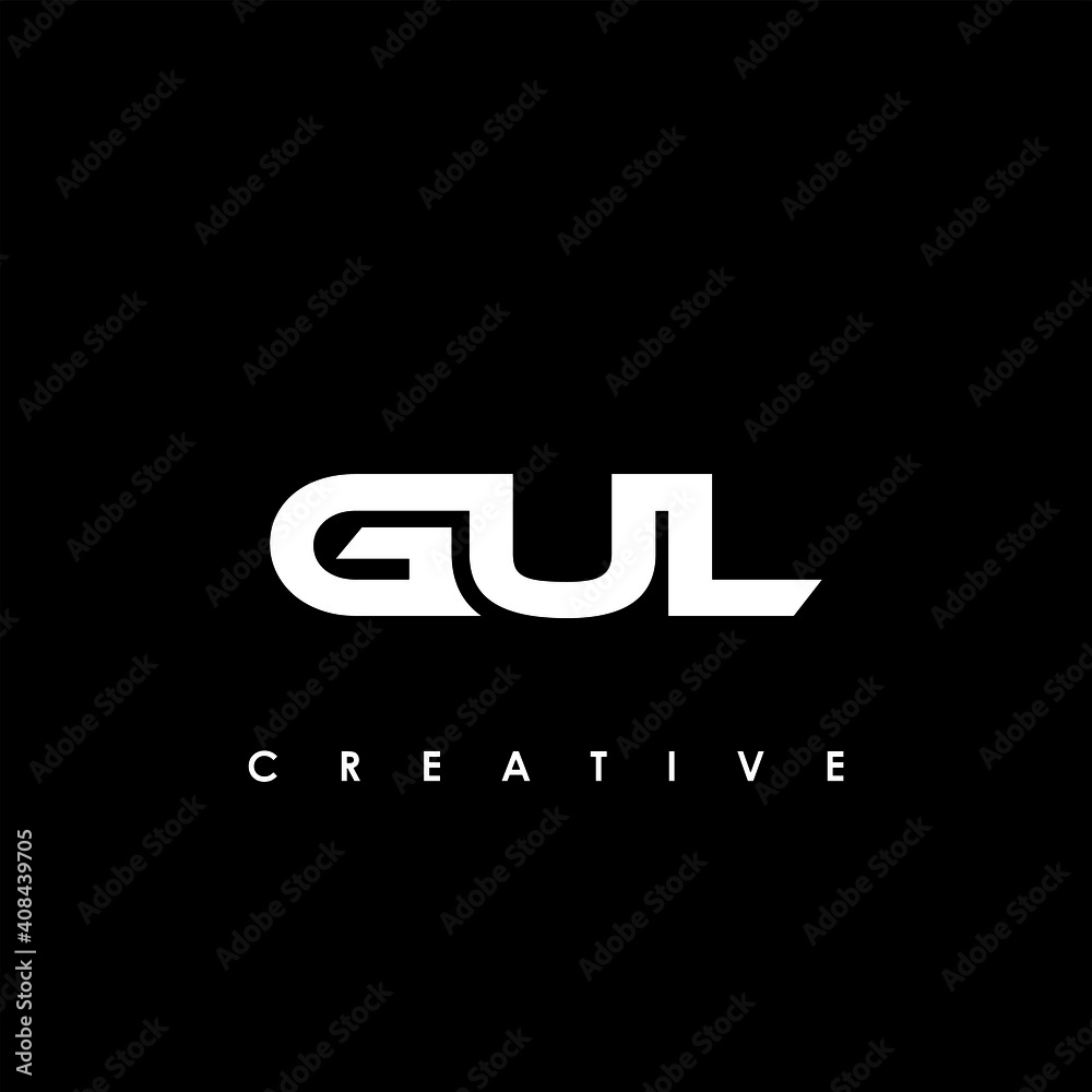 GUL Letter Initial Logo Design Template Vector Illustration GUL Letter Initial Logo Design Template Vector Illustration