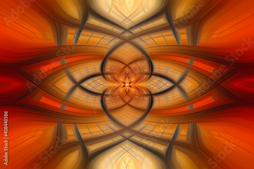 Abstract swirling with orange.gold  yellow colour background idal for background banner etc.  