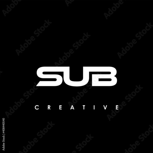 SUB Letter Initial Logo Design Template Vector Illustration