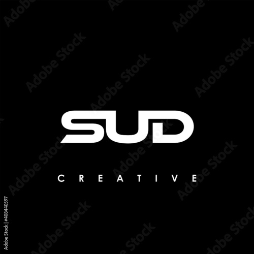 SUD Letter Initial Logo Design Template Vector Illustration