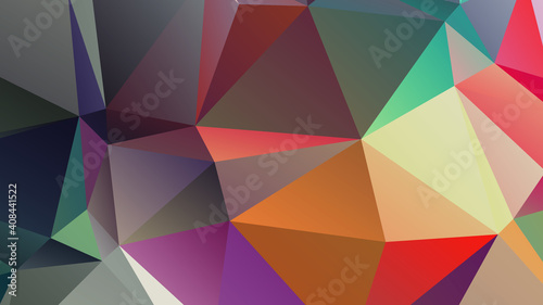 Abstract Color Polygon Background Design  Abstract Geometric Origami Style With Gradient. Presentation Website  Backdrop  Cover Banner Pattern Template