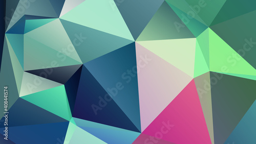 Abstract Color Polygon Background Design  Abstract Geometric Origami Style With Gradient. Presentation Website  Backdrop  Cover Banner Pattern Template