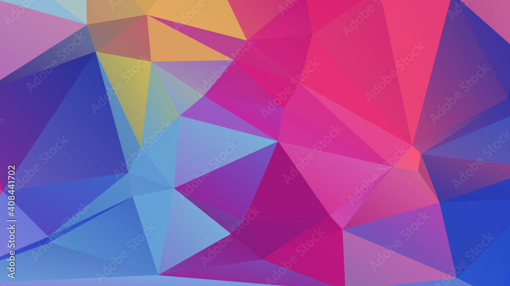 Fototapeta premium Abstract Color Polygon Background Design, Abstract Geometric Origami Style With Gradient. Presentation,Website, Backdrop, Cover,Banner,Pattern Template