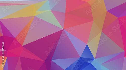 Abstract Color Polygon Background Design, Abstract Geometric Origami Style With Gradient. Presentation,Website, Backdrop, Cover,Banner,Pattern Template