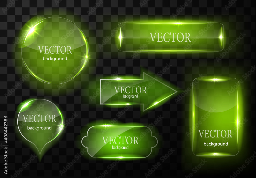 Glass vector button plane. Easy editable background Glass vector button plane. Easy editable background