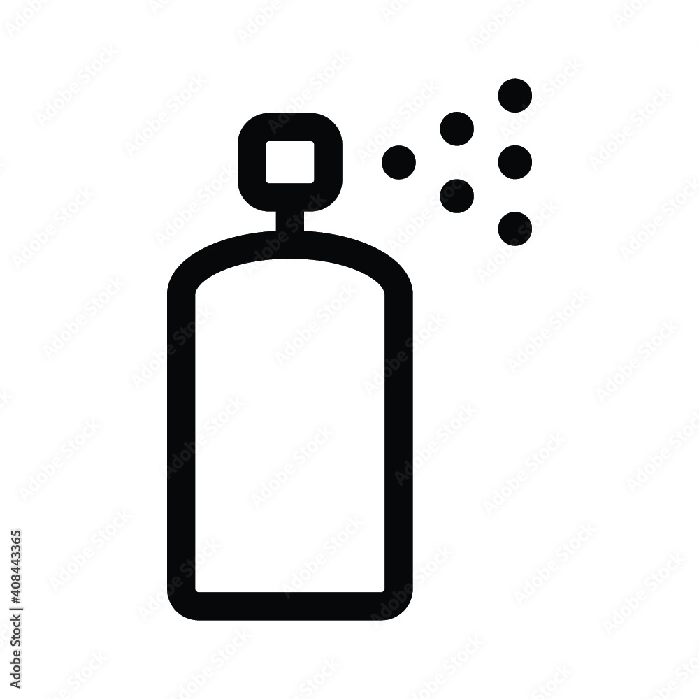 Obraz premium hand sanitizer spray icon, heath protection, corona virus vector