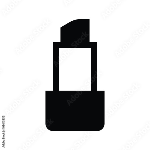 lipstick icon, beauty care vector