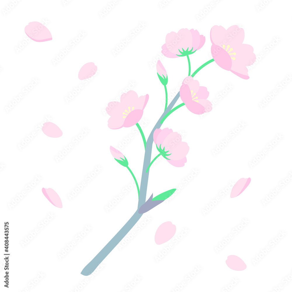 桜のベクターイラスト