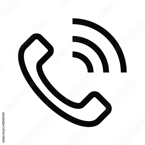ringer phone icon, communication vector