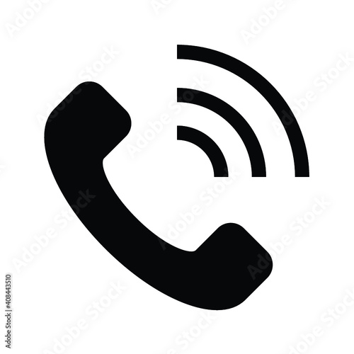 ringer phone icon, communication vector