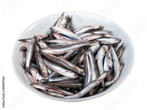 raw anchovies