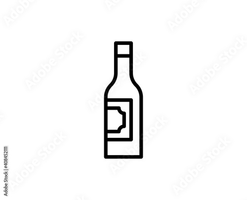 Alcohol premium line icon. Simple high quality pictogram. Modern outline style icons. Stroke vector illustration on a white background.