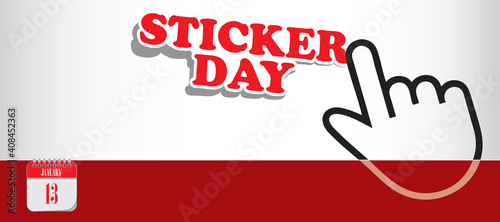 Card Sticker Day