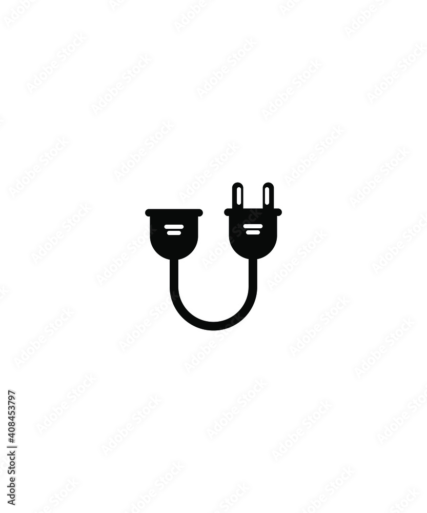 pluge icon,vector best flat icon. pluge icon,vector best flat icon.
