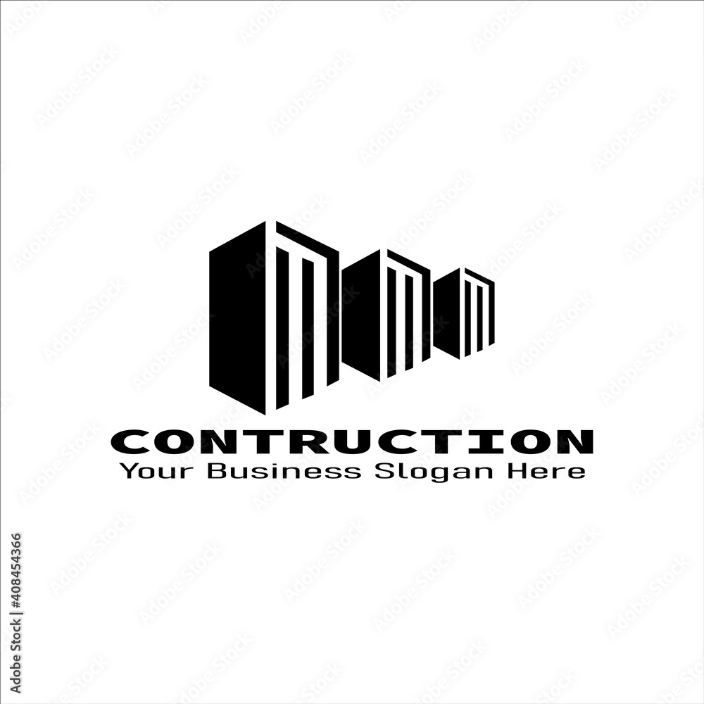 Building Idea logo template  Modern City logo designs concept  Real Estate logo Vector Illustration