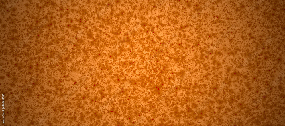 Fototapeta premium abstract fractal colorful orange copper beige khaki pumpkin marbled stone wall concete cement grunge image paint background bg texture wallpaper art frame sample illustration board