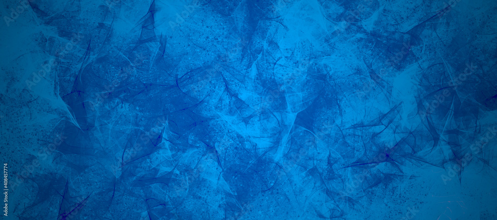 Obraz premium abstract blue fractal background