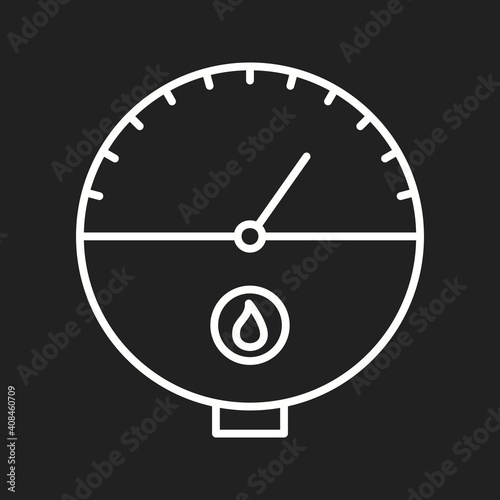 Unique Tankless Water Heater Line Vector Icon
