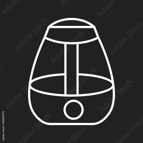 Unique Humidifier Line Vector Icon